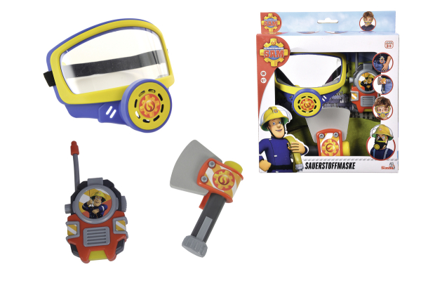 Simba 109252235 - Feuerwehrmann Sam Feuerwehr Sauerstoffmaske